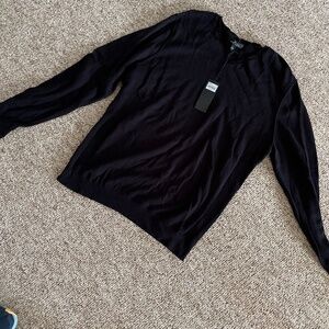 Cashmere sweater v neck mens